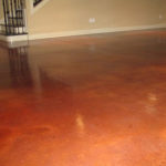 interior stained concrete floor