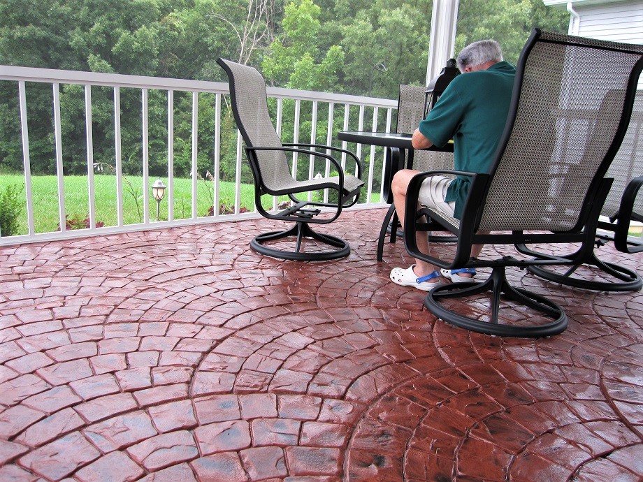 concrete patio stamping indianapolis
