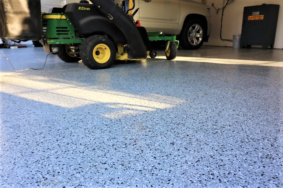 polyurea epoxy floor garage