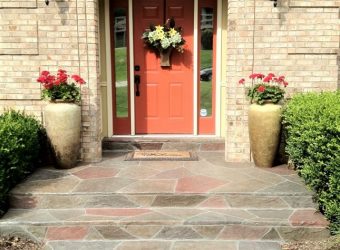 stamped concrete front entry indianapolis