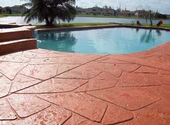 unlevel pool deck