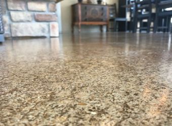 polished concrete garage