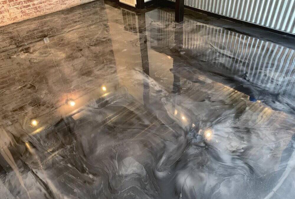 metallic epoxy flooring