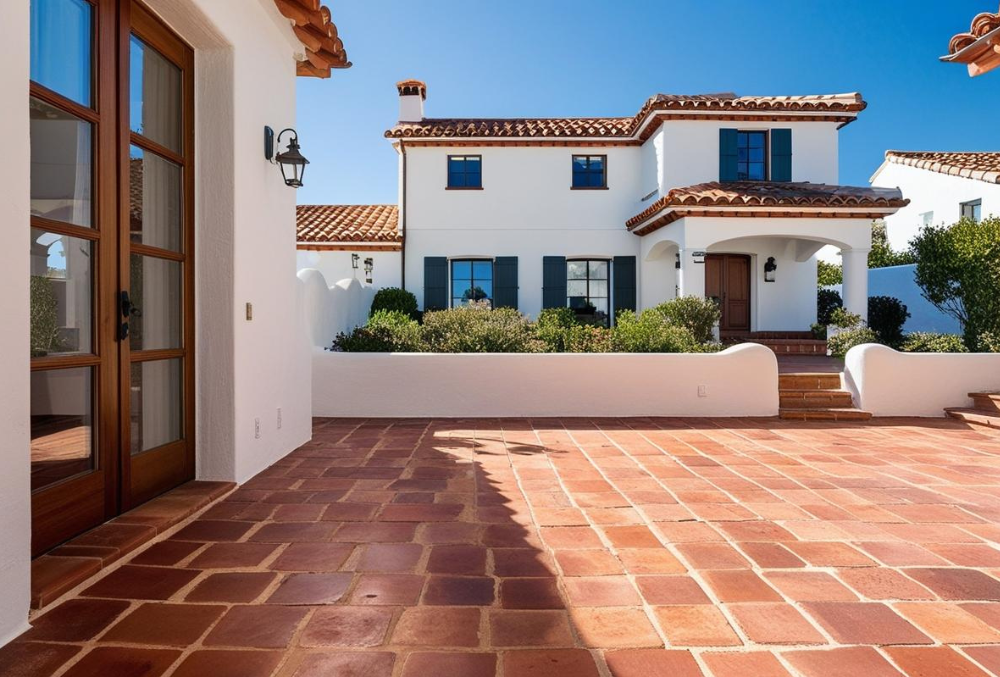 residential house with concrete patio resurfacing