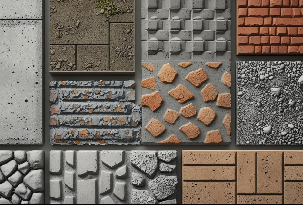 Different stamped concrete patterns