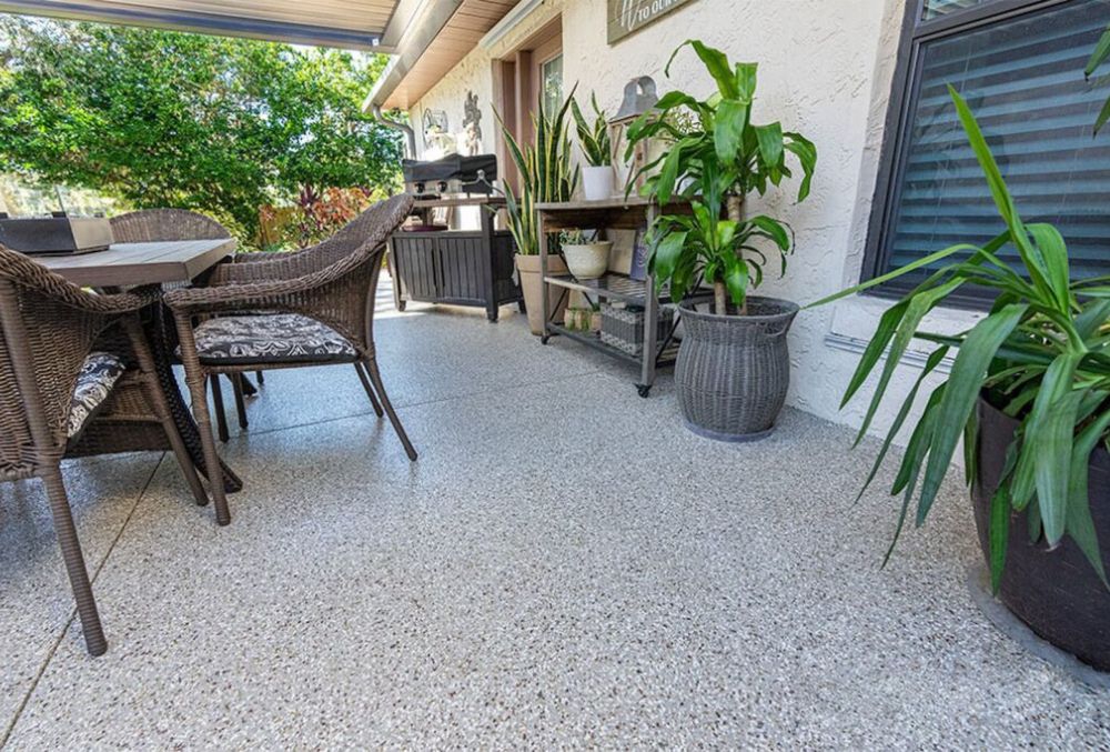 Minimalist patio design