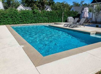 concrete pool deck