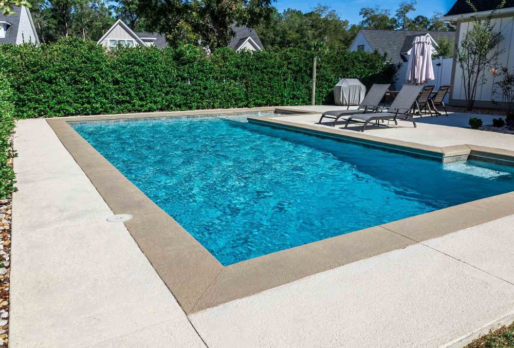 concrete pool deck