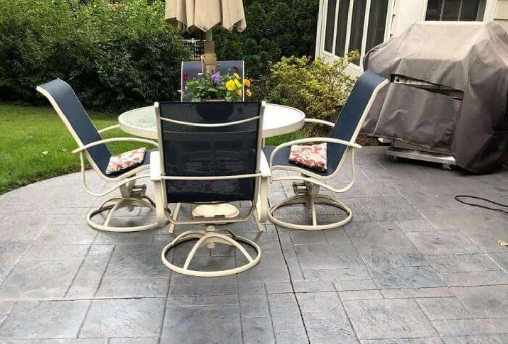 stamped concrete Patio