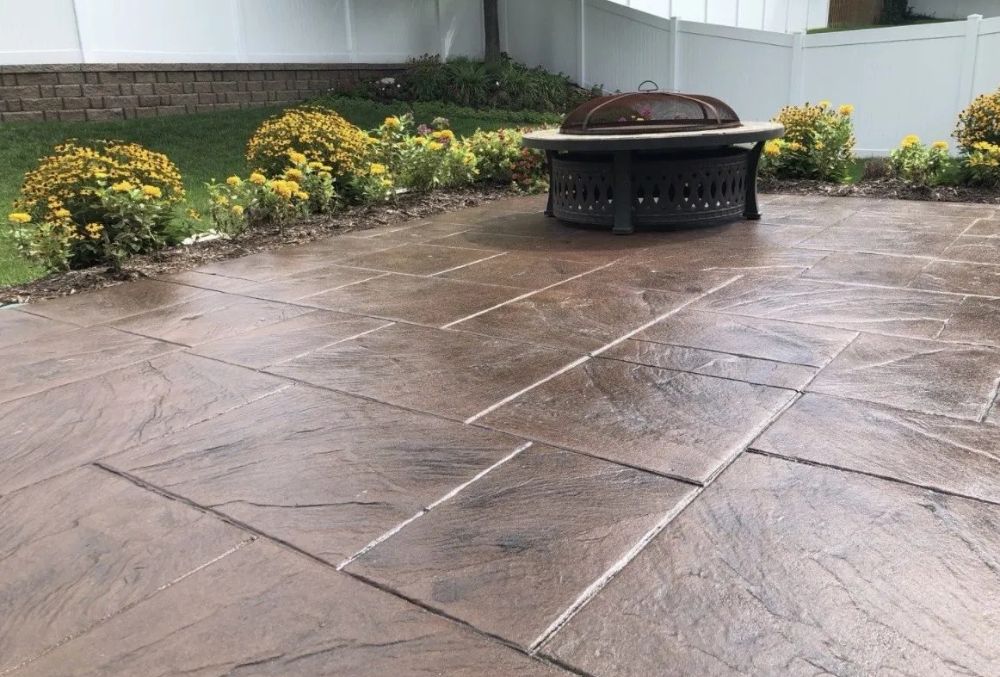 concrete patio