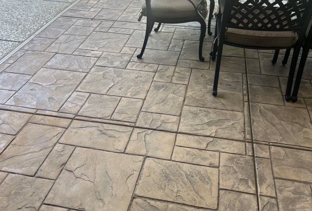 decorative concrete pati