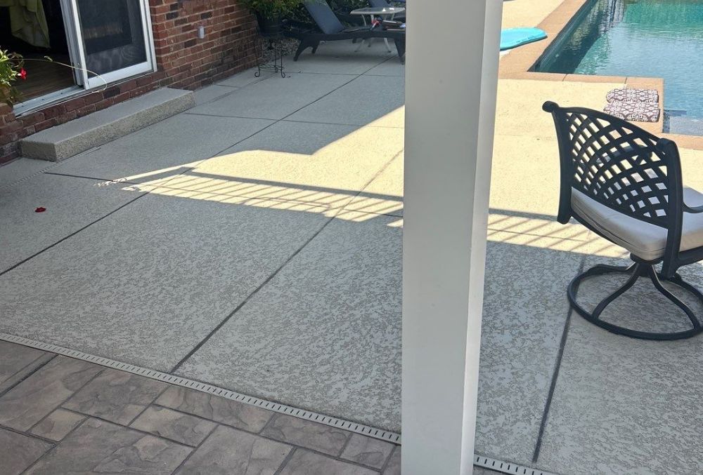 spray knockdown pool deck